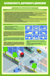 Плакат "Безопасность дорожного движения" (комплект из 3 листов, самоклейка) - Плакаты - Автотранспорт - . Магазин Znakstend.ru